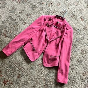 Valentines Day Date Night Pink Jacket White House Black Market